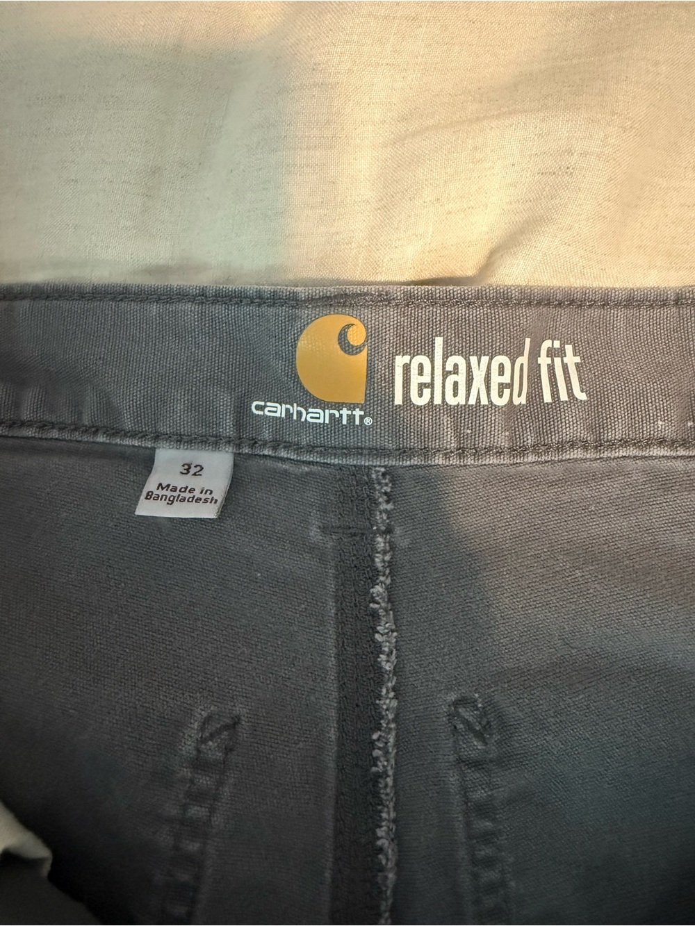 Carhartt Relaxed Fit Men's Gray Utility Shorts - Picture 3 of 4